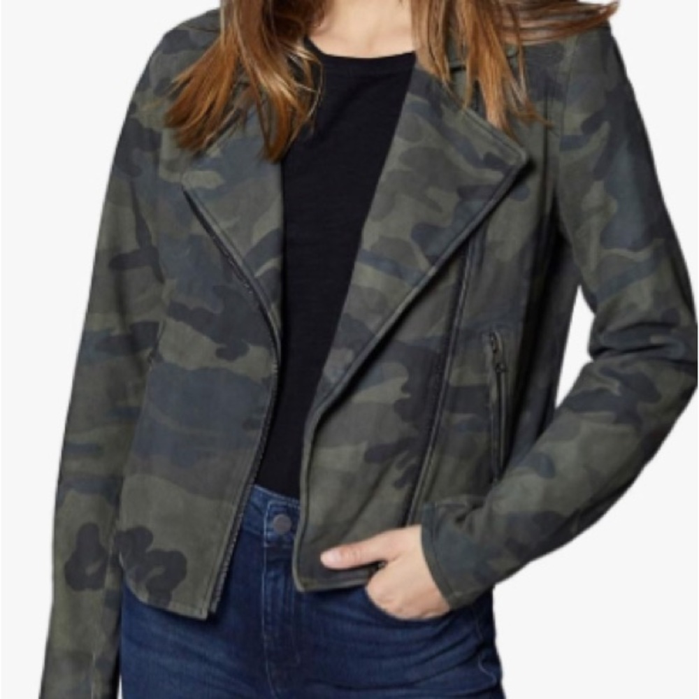 Sanctuary camo moto jacket
